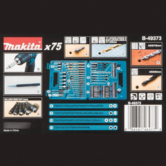 Juego Brocas Makita 75 Pcs Métricas Para Taladro Y Tornillo - Danielle's Store