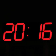 Reloj De Pared Led Digital Jumbo De Control Remotoegresiva, - Danielle's Store