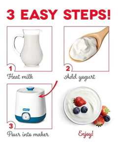 Yogurt Maker, 1 Cuarto De Galón - comprar online