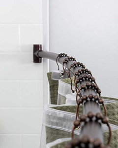 Ldr Industries Barra De Cortina De Ducha Curvada Ajustable - comprar online