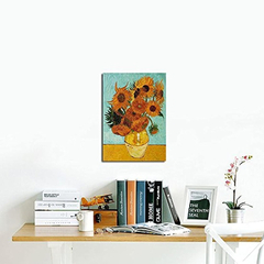 Cuadro De Girasoles De Vincent Van (12x16) - comprar online