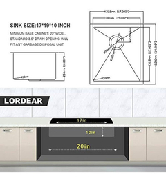 Lordear - Fregadero De Montaje Bajo - tienda online