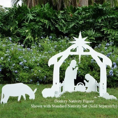 Figura De Burro Nativo Al Aire Libre De La Navidad - Danielle's Store