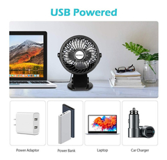 Ventilador Usb Brigenius Con Batería Recargable - tienda online