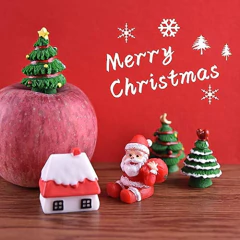 Kit De Adornos En Miniatura Para Casa De Hadas De Navidad