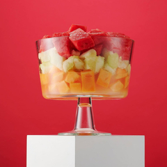 Godinger Trifle Bowl, Hecho En Italia Con Patas De Cristal.. en internet