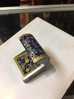 Caja De Trinket Persian Camelbone Miniatura Pintura - comprar online