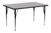 Mesa De Actividad Térmica Rectangular, Color Gris
