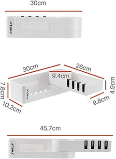 Linfidite - Estante De Baño Para Ducha Con Adhesivo Transpar - tienda online