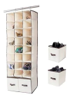 Organizador De Zapatos Con 24 Ranuras Para Colgar