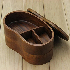 Caja De Bento Japonesa De Doble Capa De Madera - comprar online