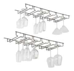 Soporte Para Copas De Vino - Uso Debajo Del Gabinete Estante - comprar online