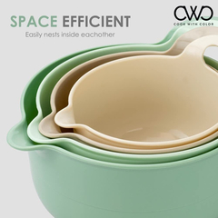 Cocinar Con Cuencos De Mezcla De Colores - 4 Piezas De Plást - comprar online