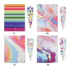 Pegatinas De Arte De Uñas Con Diseño De Maripos - Danielle's Store