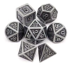Juego De Dados Metálicos Para Calabozos Y Dragones