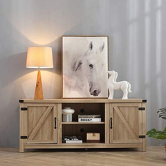 Mueble Para Tv De Madera Con 2 Armarios,color Marrón Claro. en internet