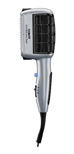 Conair 1875 w 3 En 1 estilizador Icónico, Color Gris Y Negro