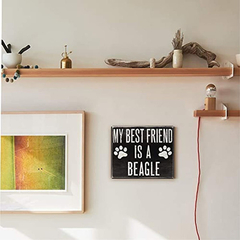 Jennygems - Cartel De Madera Con Texto En Inglés ''my Best F - Danielle's Store