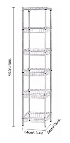 Estantes De Almacenamiento, De Alambre De 6 Niveles en internet