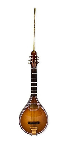 Mandolina Instrumento De Música Navidad Tamaño 5 Pulgadas