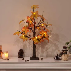 Árbol De Arce Con 24 Luces Led.