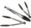 Pinzas De Silicona Para Barbacoa De Cocina Negro