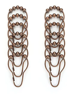 Anillas De Acero Inoxidable Para Cortina De Ducha 12 U - comprar online