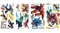 Roommates Big Hero 6 - Vinilo Adhesivo Para Pared, - Danielle's Store