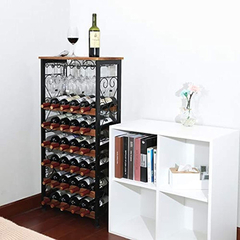 Mueble Para Vinos De Madera Marrón, 6 Niveles - Danielle's Store