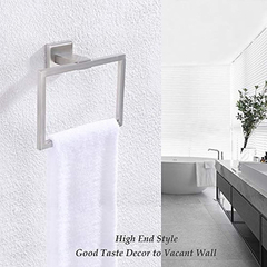 Perchero Y Toallero De Pared De Acero Inoxidable - comprar online