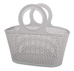 Cesta De Ducha De Plástico Cesta De Almacenamiento Portátil