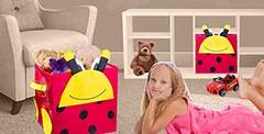 Kids Plegable Cubeta Cajas De Almacenamiento  estos Decorat - tienda online