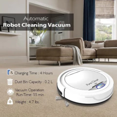 Imagen de Robot Aspirador Pure Clean Pucrc25 V2, Para Alfombra Y Pisos