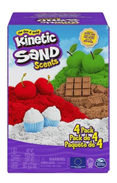 Kinetic Sand - Contenedores De Arena Cintética, Castillo