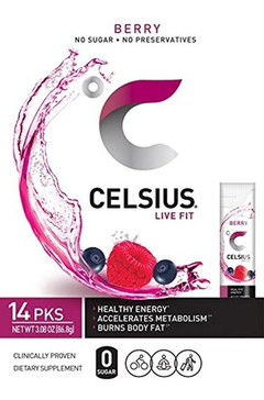 Celsius Berry On-the-go 14 Paquetes, 3.08 Oz en internet