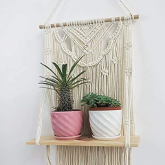 Supvox Tapiz De Borla Macramé Para Colgar En La Pared Con Es en internet