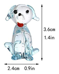 Adorno De Cristal Soplado A Mano Perro - comprar online