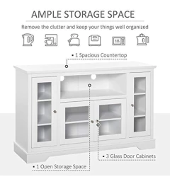Cajoneras, Aparador De Cocina Moderno Con Puertas De Cristal - Danielle's Store