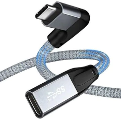 Cable De Extensión Usb C Usebean, En Ángulo Recto, 4k
