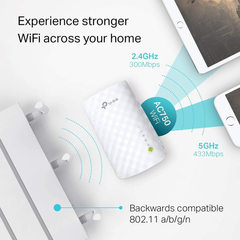 Extensor De Wifi Tp-link Ac750, De Doble Banda, 750 Mbps en internet