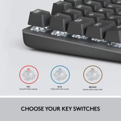 Teclado Mecánico Logitech, Retroiluminado, Aluminio en internet