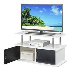 Mueble Para Tv De Madera Blanco 2 Puertas/2 Niveles en internet