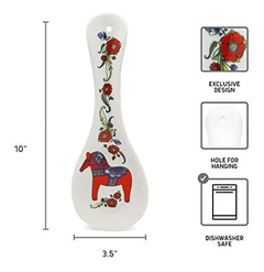 Cuchara De Cerámica Para Cocina Caballo Rojo en internet
