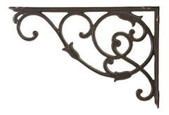 Soporte Para Estante De Pared Hierro Fundido Decorativo - comprar online