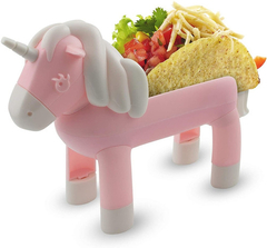 Plato Para Niños Con Soporte Para Tacos De Unicornio, Soport