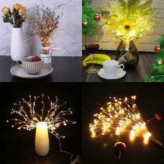 Pxb Paquete De 2 Luces De Esfera Starburst, 200 Luces Led - tienda online