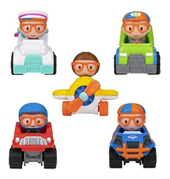 Blippi Mini Moviles, Paquete De 5 Mini Vehículos - Caracterí - comprar online