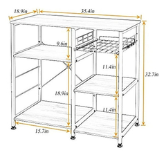 Estanterías, Estante Para Horno De Microondas - Danielle's Store