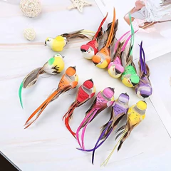 Plumas Artificiales Forma De Pajaro