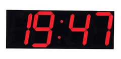 Reloj De Pared Led Digital Jumbo De Control Remotoegresiva, - comprar online